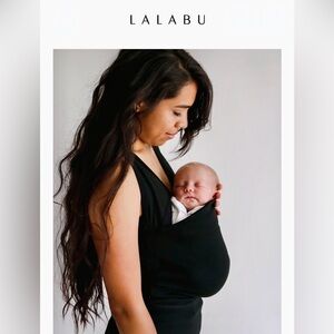 Lalabu Soothe Tank Sleeveless Baby Wearing Shirt Charcoal Grey Size Large